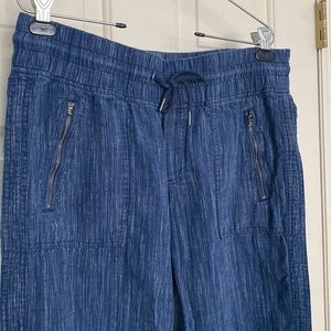 Athleta Wide Leg Linen Pants